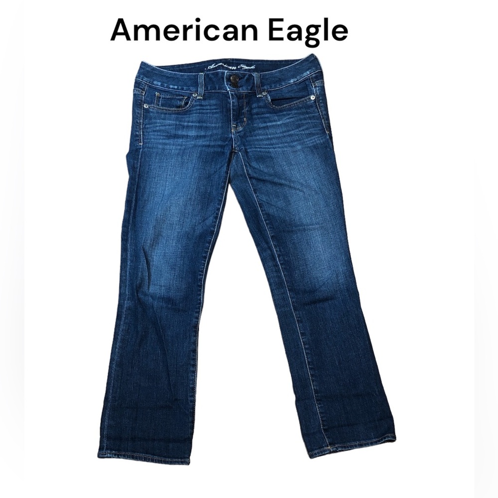American Eagle cropped artist jeans